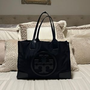 Tory Burch Ella Nylon Tote - Medium size - Navy